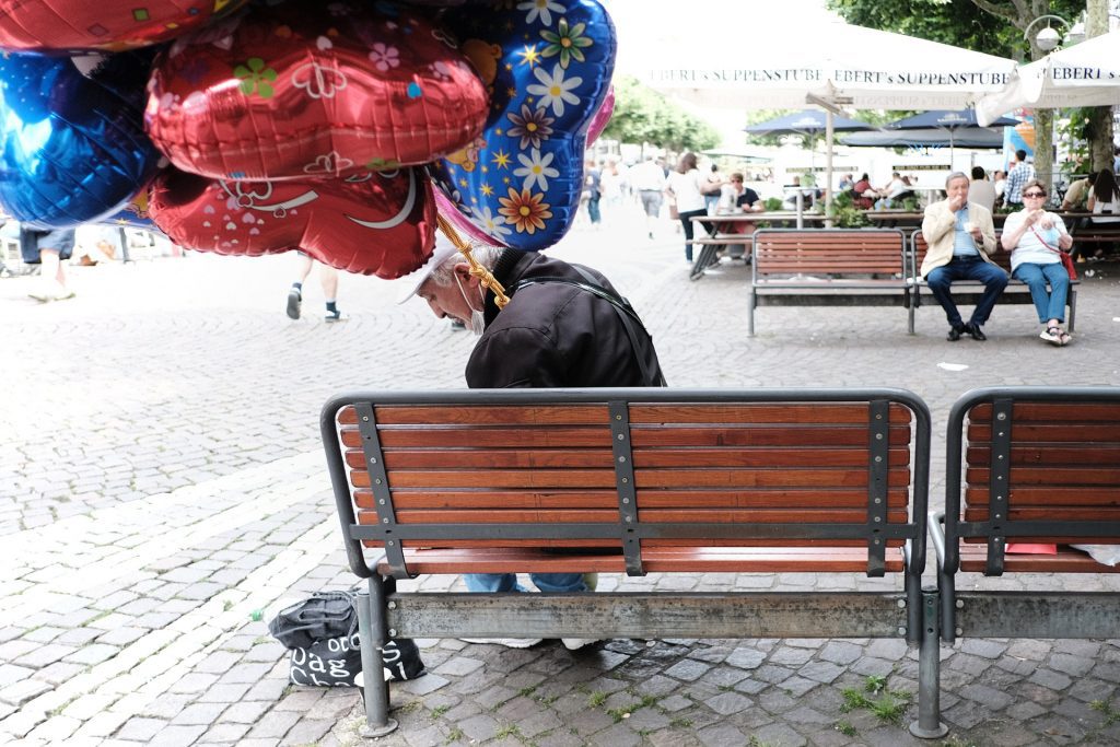 Guerilla-Ausstellung an der Untermainbrücke
